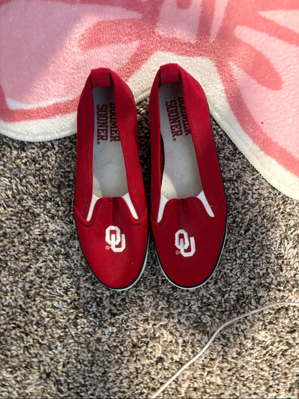 OU Slip-On Womens Canvas Shoes